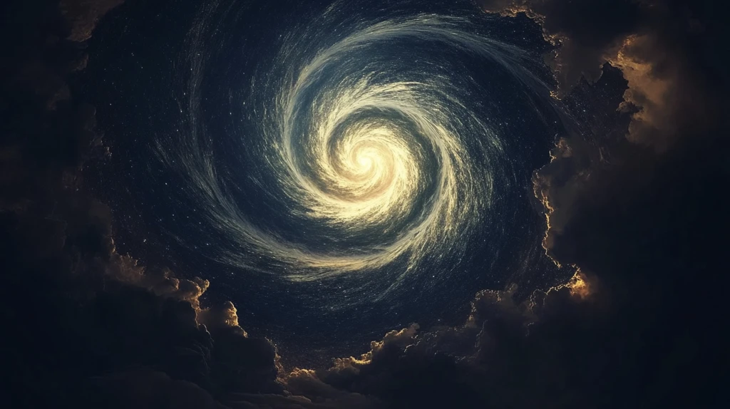 吊顶喷画宇宙漩涡