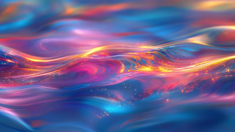 流光意境彩色渲染图案