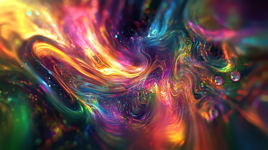 炫丽的梦幻流体画