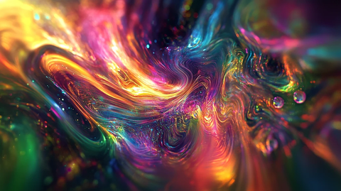 炫丽的梦幻流体画