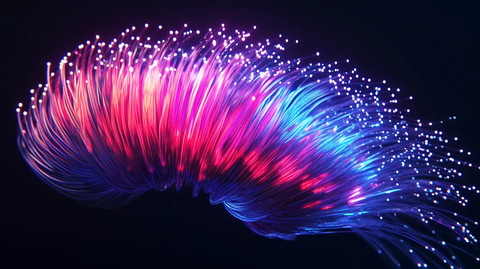 飞舞绚丽彩色丝