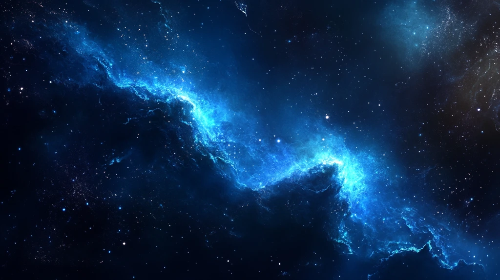 炫酷蓝色宇宙背景