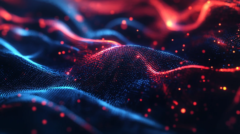 红蓝炫酷科技背景