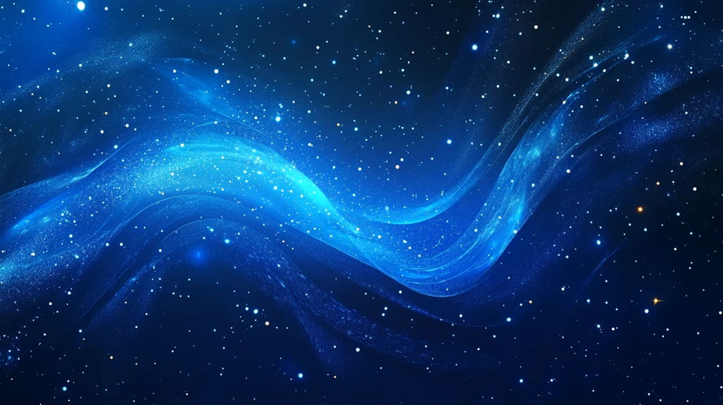 高端大气蓝色星光背景
