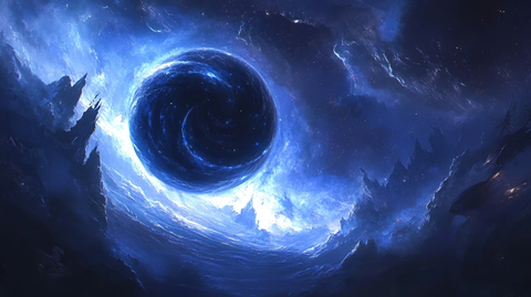 星云黑洞几何图