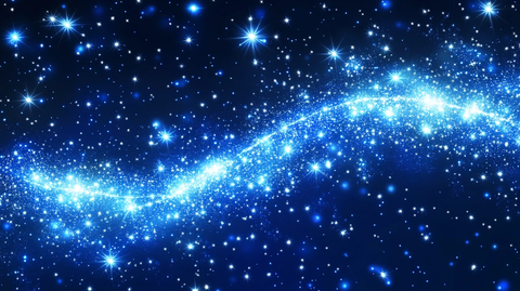 蓝色星光壁纸