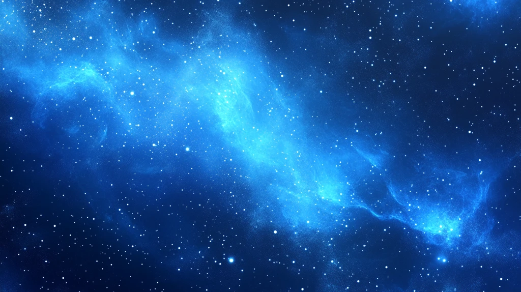 繁星点点蓝色动态宇宙