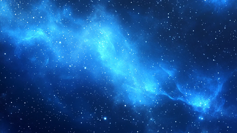 繁星点点蓝色动态宇宙