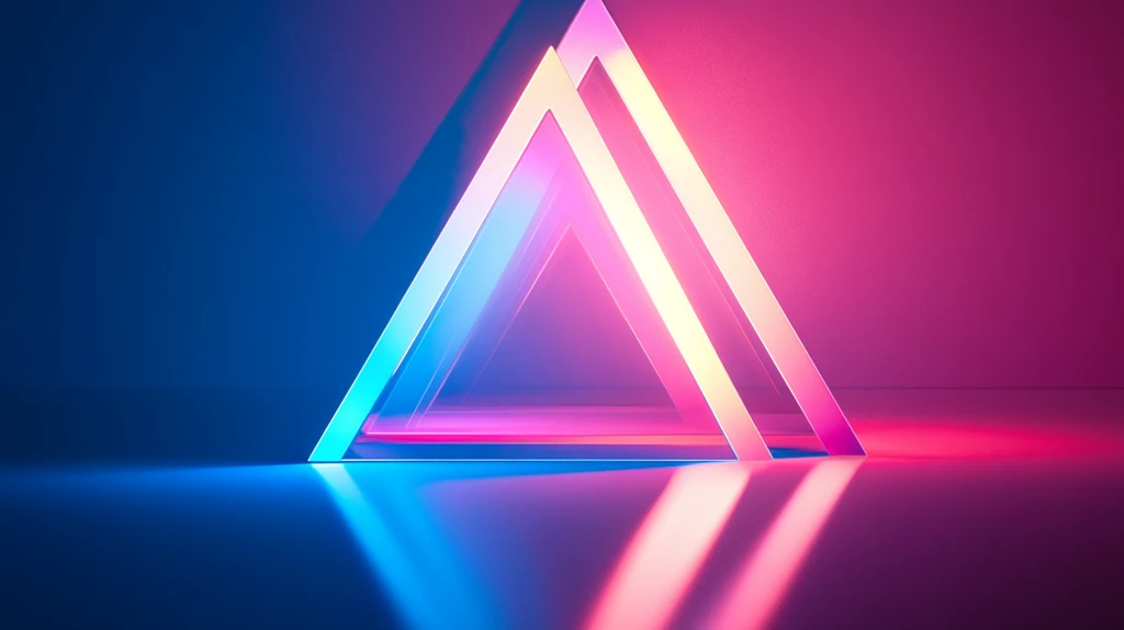 立体渐变发光体设计