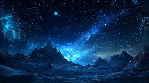 星空几何数字艺术