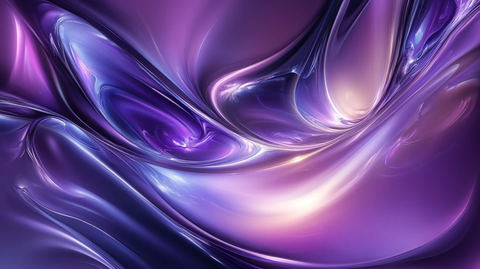 飘逸活力紫色梦幻