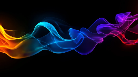 烟雾彩色动感线条