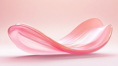 粉红色柔美曲线