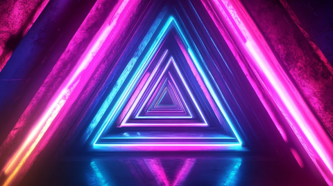 霓虹灯场景造型