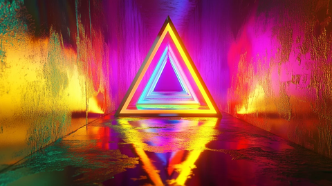 霓虹灯场景造型