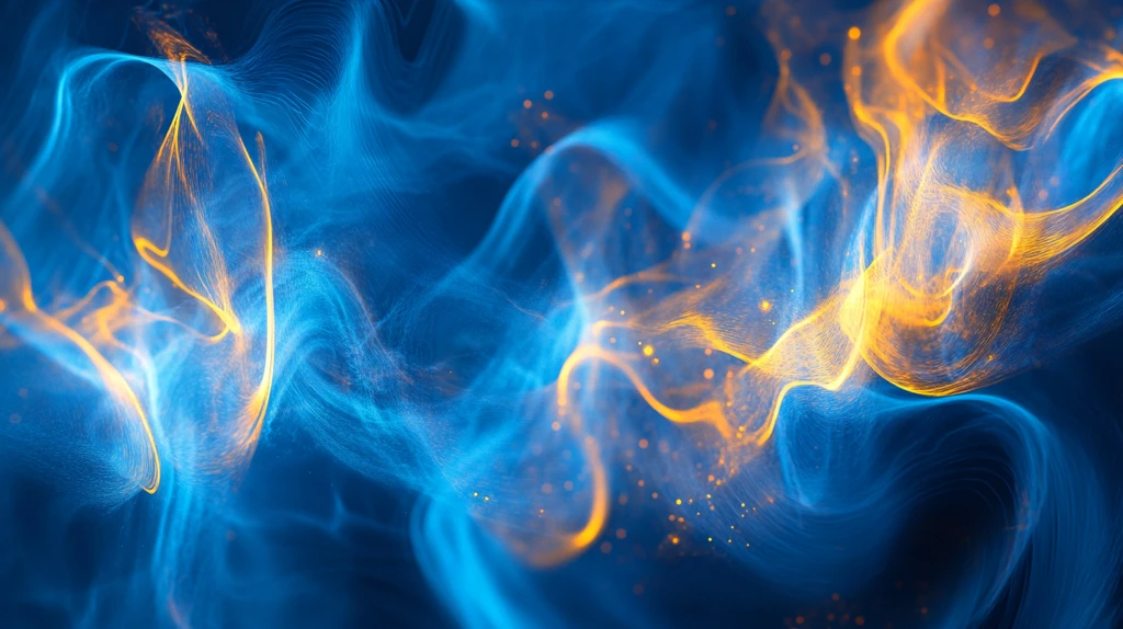 科幻感蓝色流动感背景