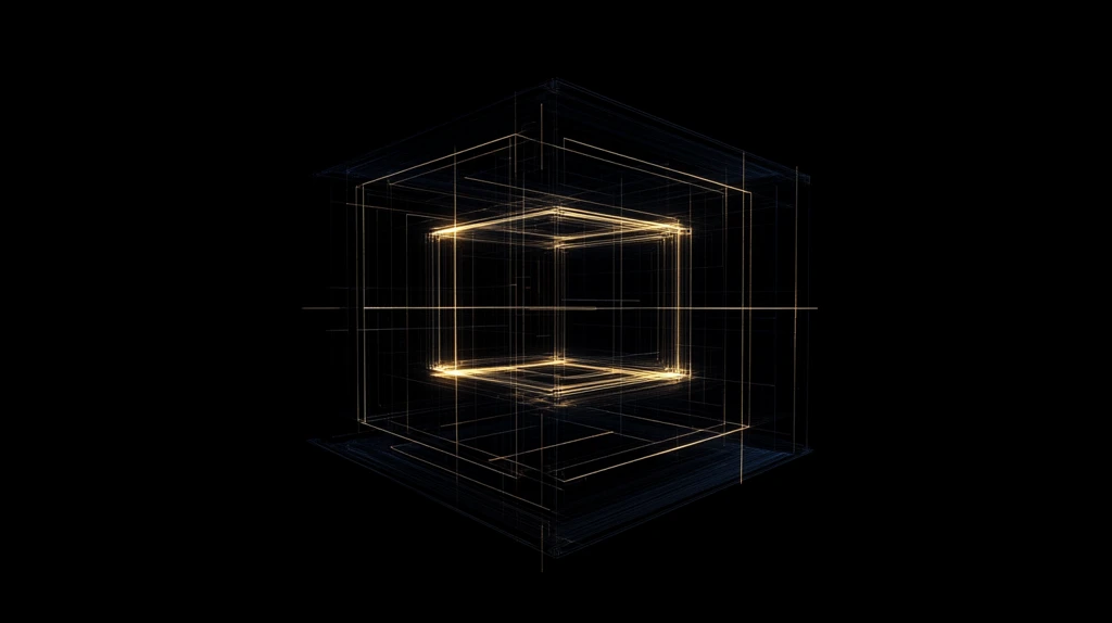 科技方形汇聚主视觉