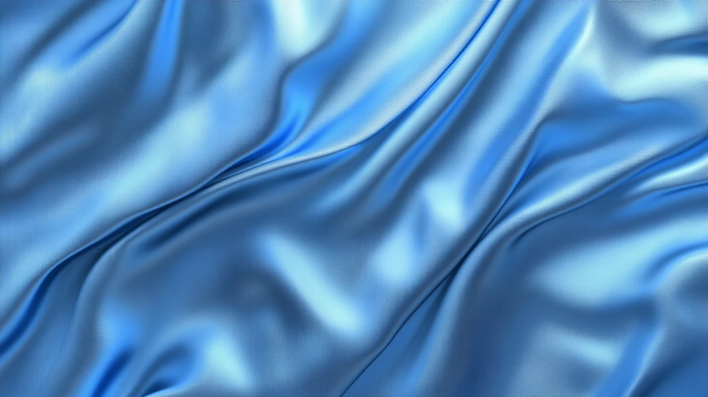 蓝色动感丝绸背景