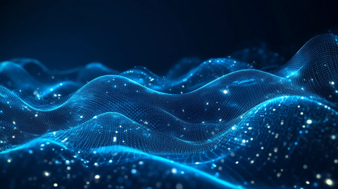 几何形状波浪背景