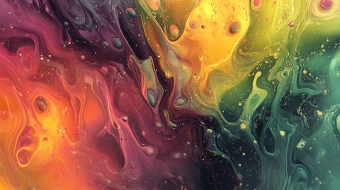 肌理彩色流体背景