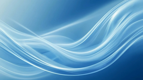 柔美蓝色曲线