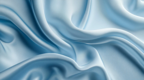 蓝色动感丝绸背景