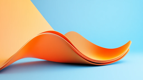 简洁大气拼色曲线纹理