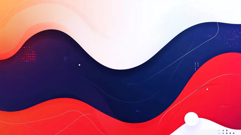 扁平流体风年会背景