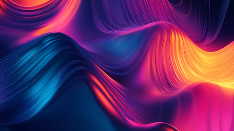 彩色酷炫流动感背景