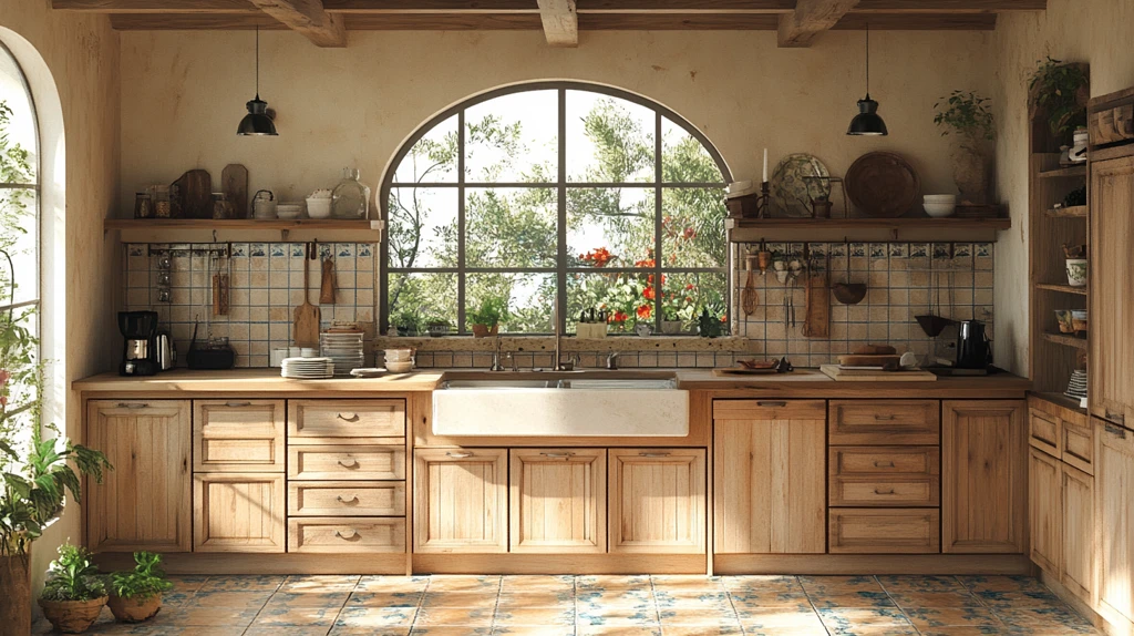 乡村厨房布置灵感