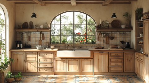 乡村厨房布置灵感