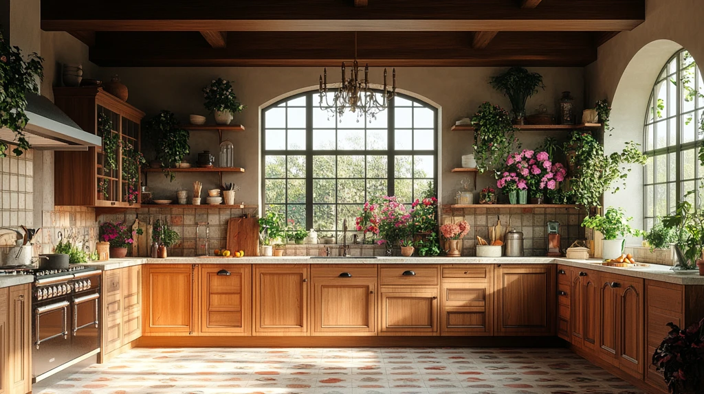 乡村厨房布置灵感