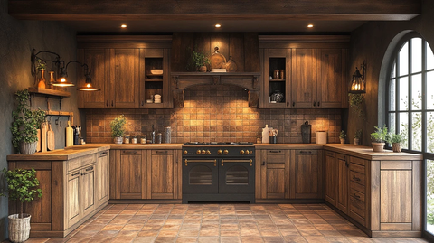 木柜石台灯饰花艺