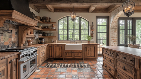 木柜石台灯饰地砖