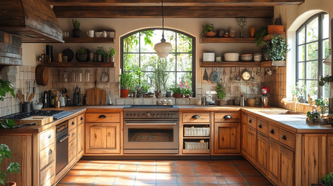 木柜石台花饰吊灯