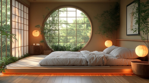 榻榻米木床卧室