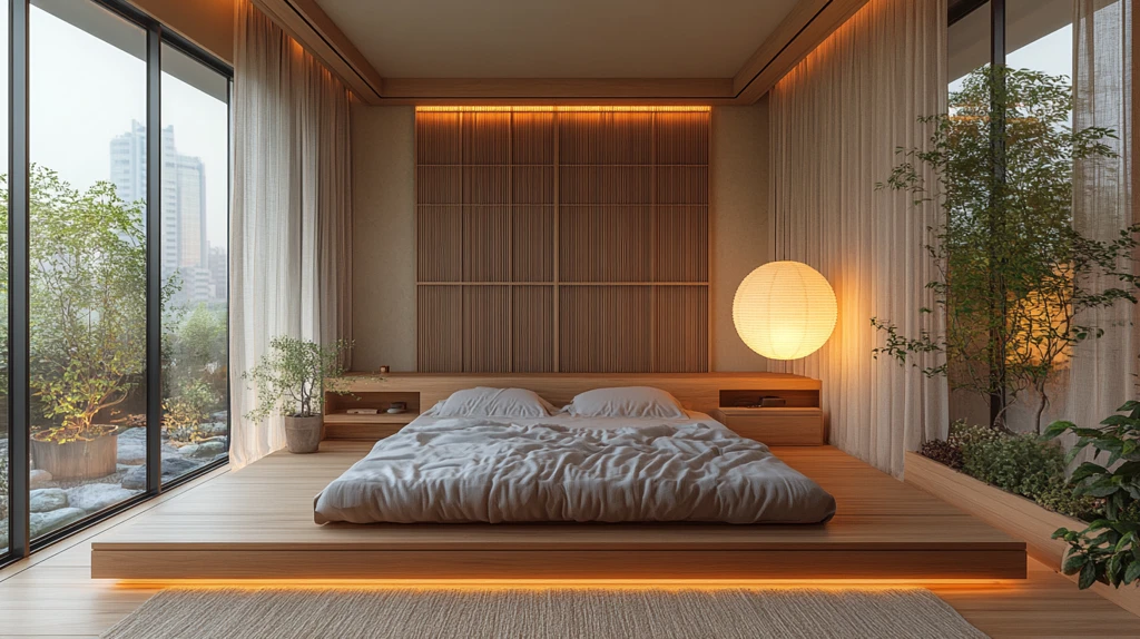 榻榻米木床卧室