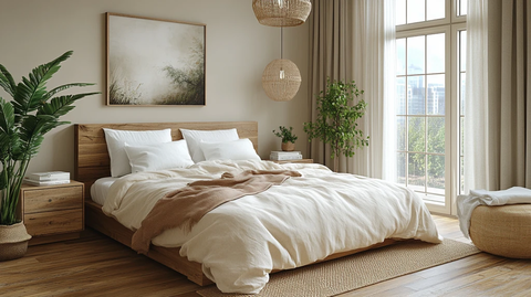 木质床头简约灯饰