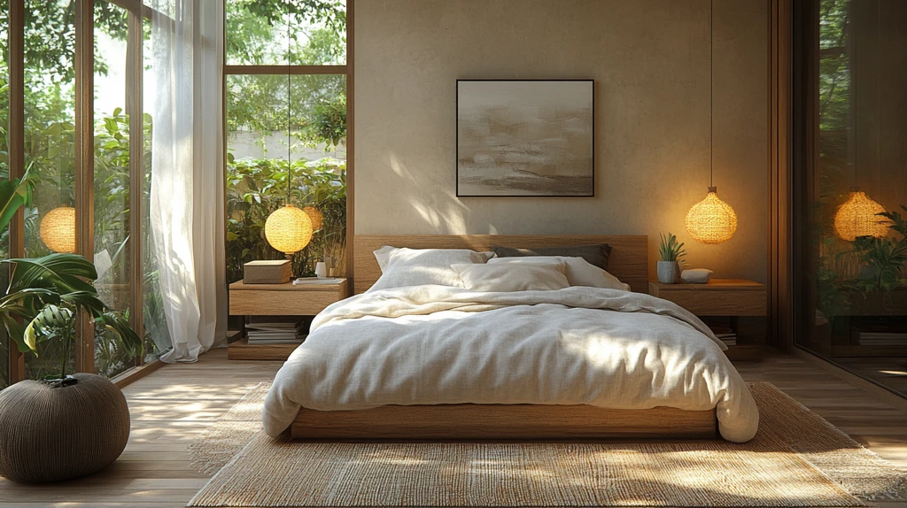 北欧风卧室布置