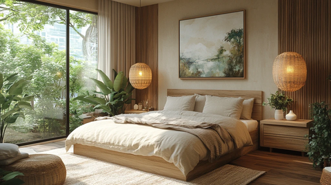 北欧风卧室布置