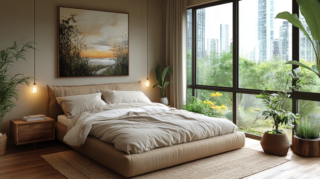 北欧风卧室布置