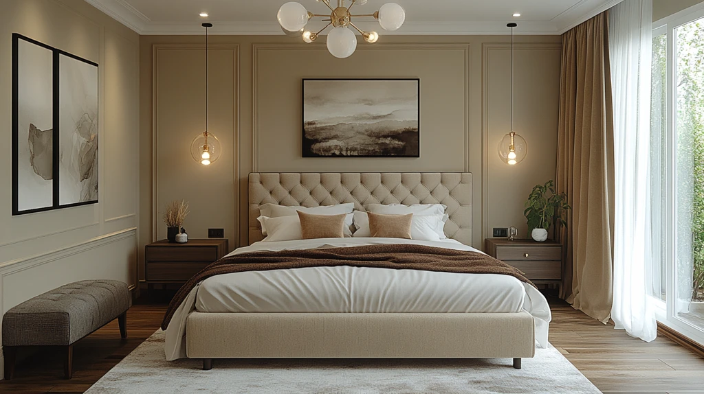 简约现代卧室布置