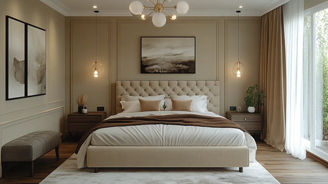 简约现代卧室布置