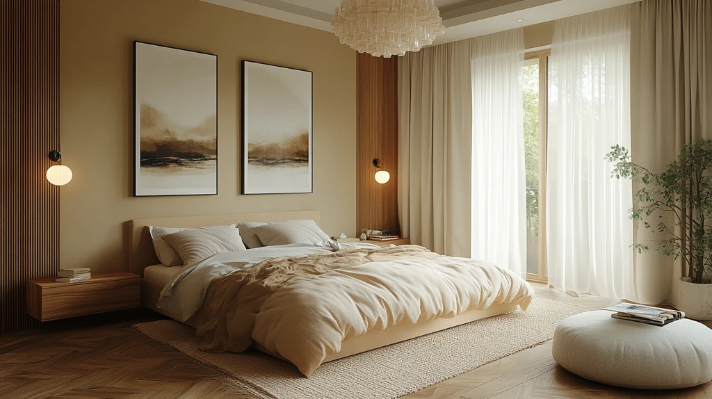 简约现代卧室布置