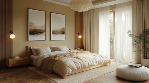 简约现代卧室布置