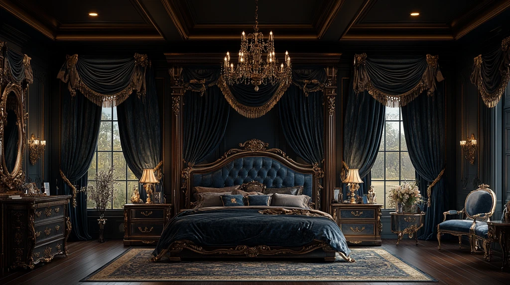 复古欧洲风格卧室