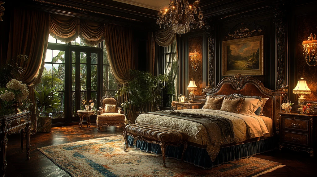 复古欧洲风格卧室