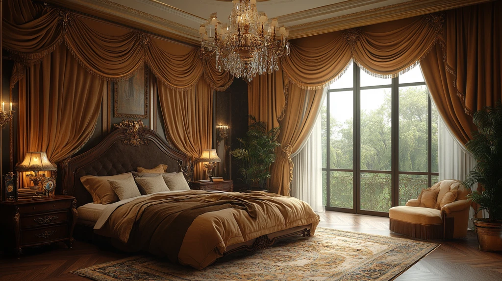 复古欧洲风格卧室