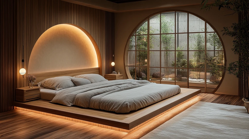 榻榻米木床卧室