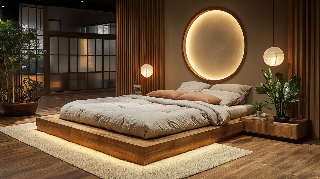 榻榻米木床卧室